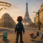 Early Pokémon in Lumiose City from Pokémon Legends Z-A.
