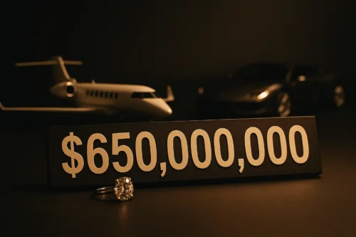 Mega Millions $650 million jackpot with luxury items – ring, private jet, sports car