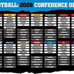 2026 Big Ten football schedule with Indiana, Ohio State, and Michigan key matchups highlighted