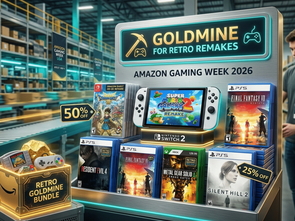 Amazon Gaming Week 2026 deals on Dragon Quest III HD-2D and Nintendo Switch 2 consoles