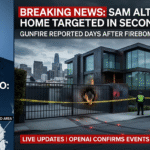 Exterior of Sam Altman’s $27 million Russian Hill mansion in San Francisco after reported security incidents.