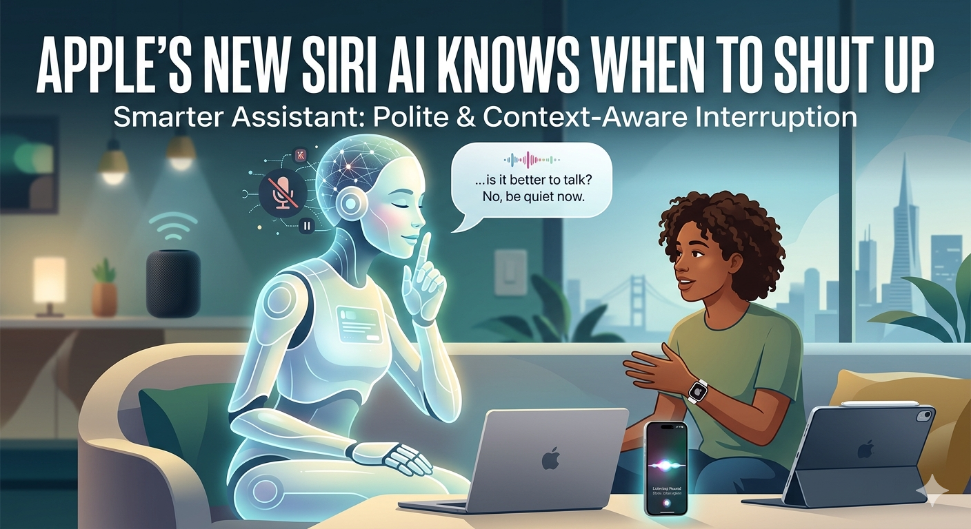 Apple’s New Siri AI Knows When to Shut Up: Smarter Assistant
