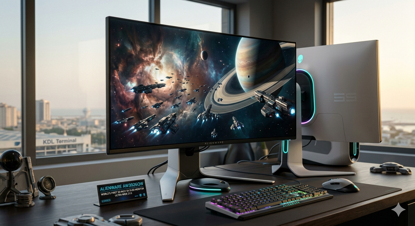 Alienware AW3926QW: World's First 39-Inch 5K OLED Monitor - Tech In Designs